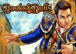 Books and Bulls Slot Logo