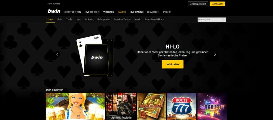 Bwin Casino Vorschau