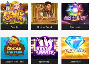 Intercasino Spielangebot