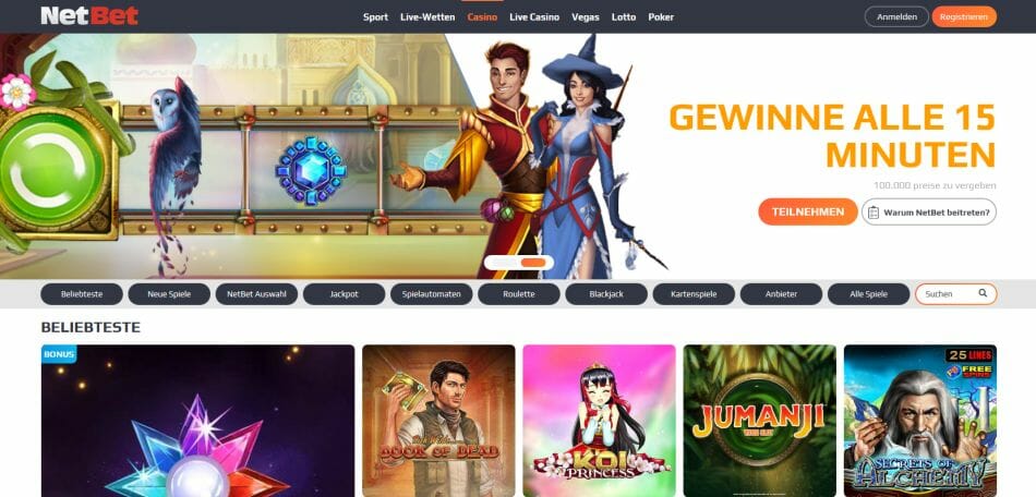 NetBet Casino Vorschau