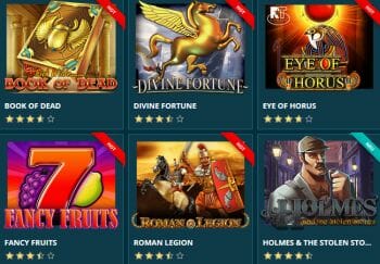 Platincasino Spielangebot