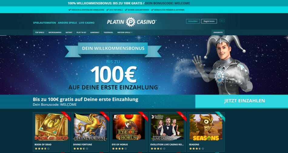 Platincasino Vorschau